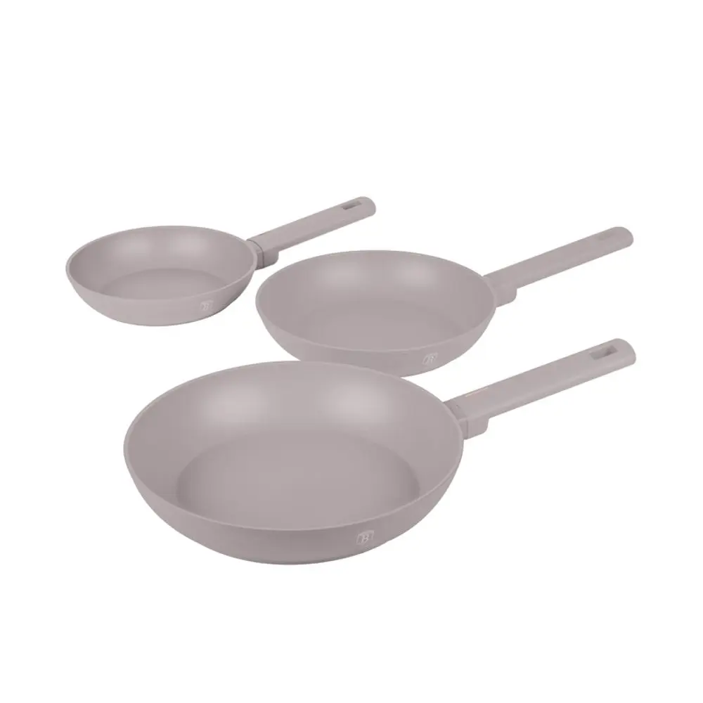 BERLINGERHAUS Sada pánví s titanovým povrchem 3 ks Taupe Collection BH-8108