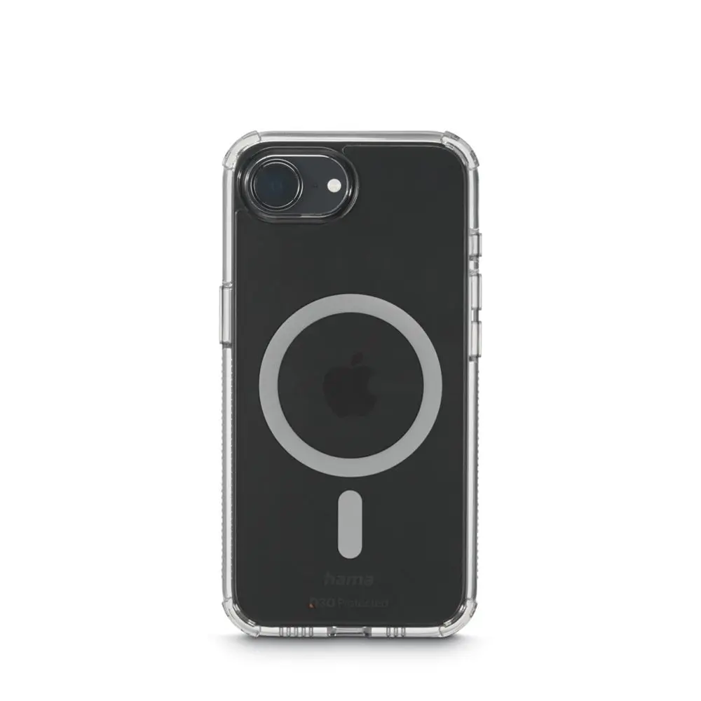 Hama Extreme Protect, kryt pro Apple iPhone 16e, magnetický, D3O®, nežloutne, průhledný