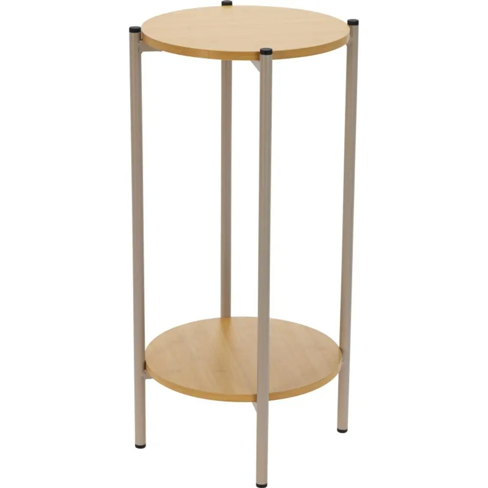 HOMESTYLING Odkládací stolek 31x31x61 cm design dřevo KO-NB1510540