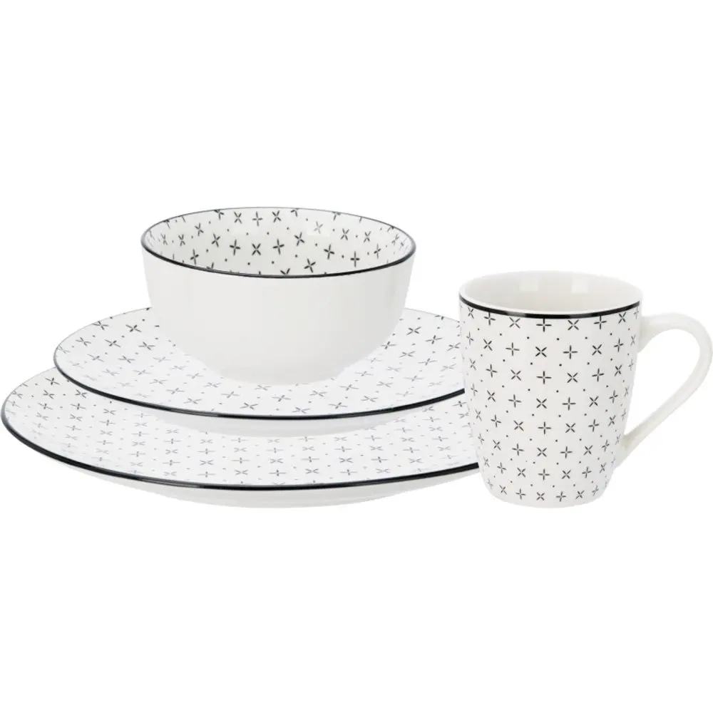 SIAKI Jídelní sada porcelánová 16 ks KO-Q04000100