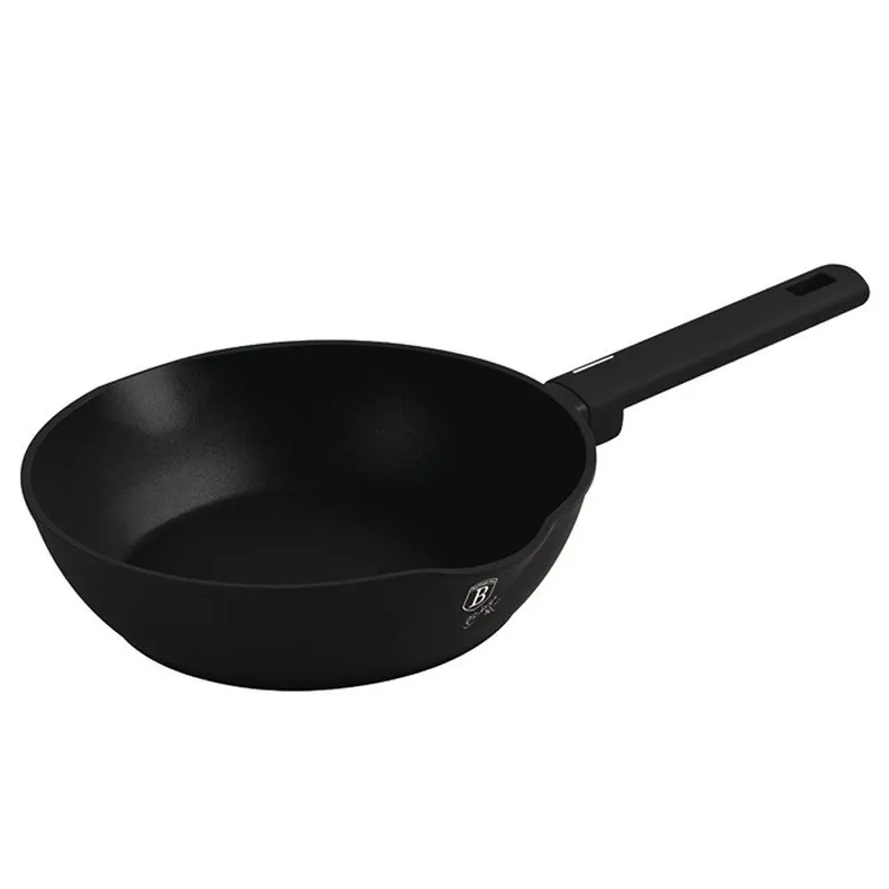 BERLINGERHAUS Pánev hluboká s titanovým povrchem 28 cm Matte Black Collection BH-8178