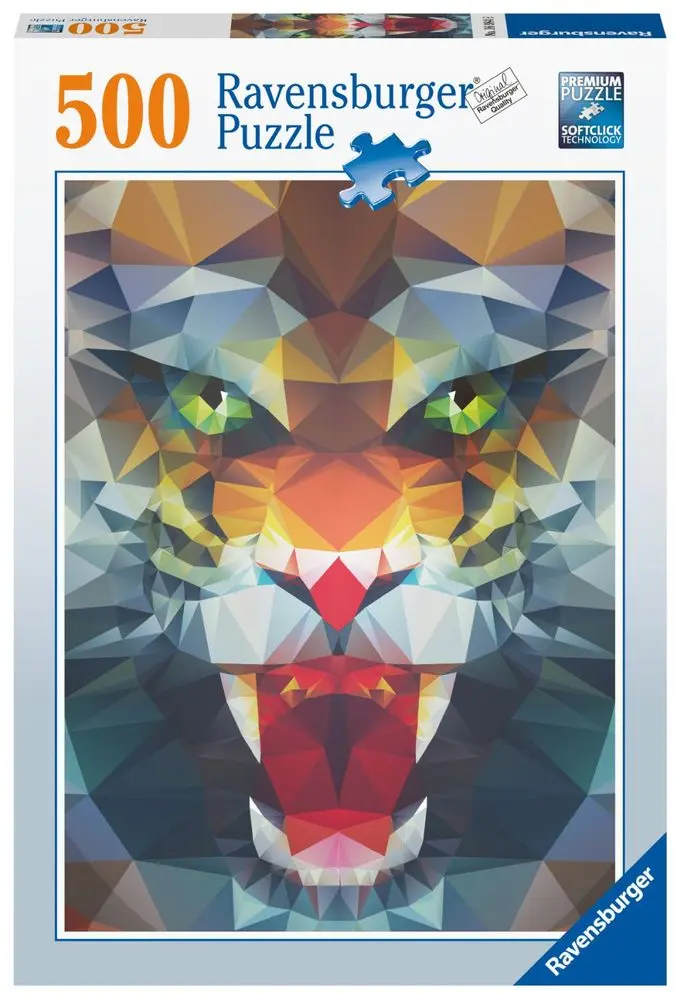 Ravensburger Polygonový lev puzzle 500 dílků