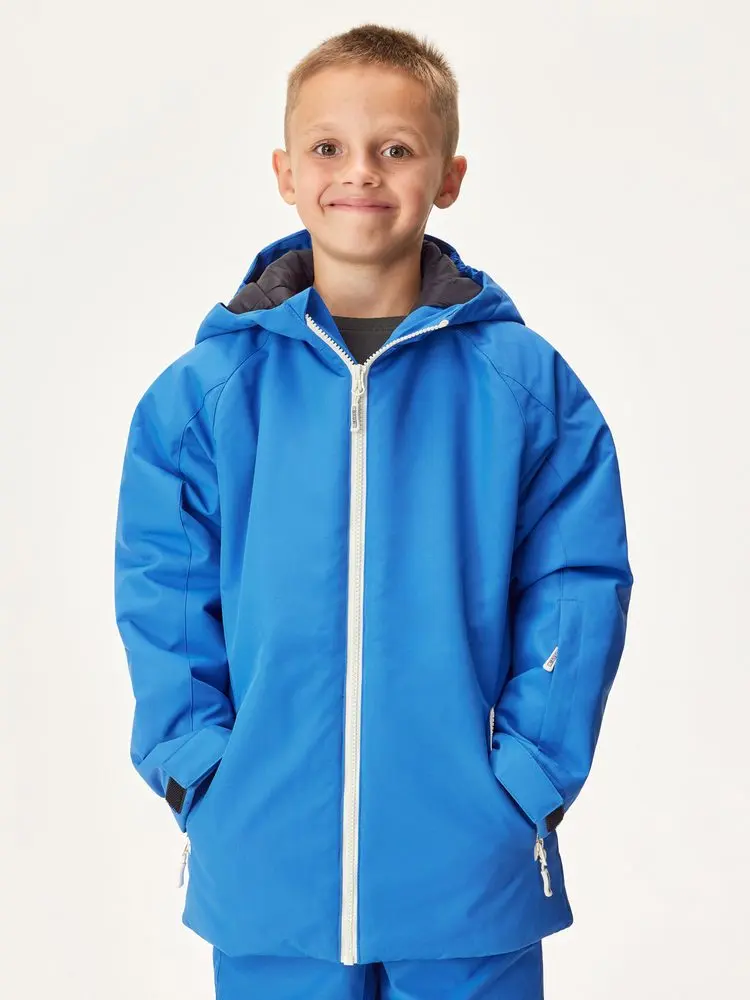 Dětská zimní bunda Polar, Sytě modrá