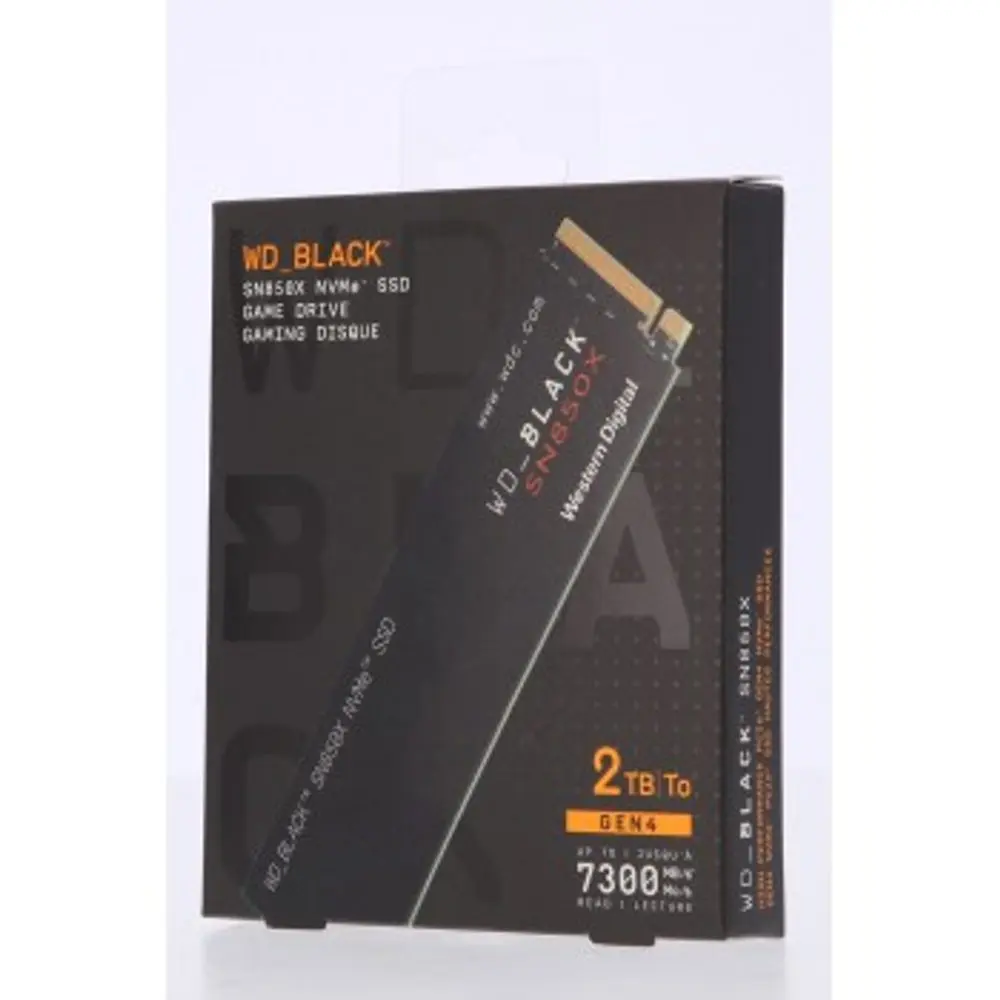 WD BLACK SN850X PCIe Gen 4 Gaming SSD 2 TB