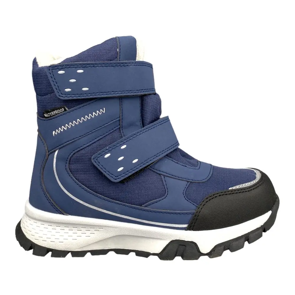 Alpinex Chlapecké zimní boty s membránou  - Navy - 32