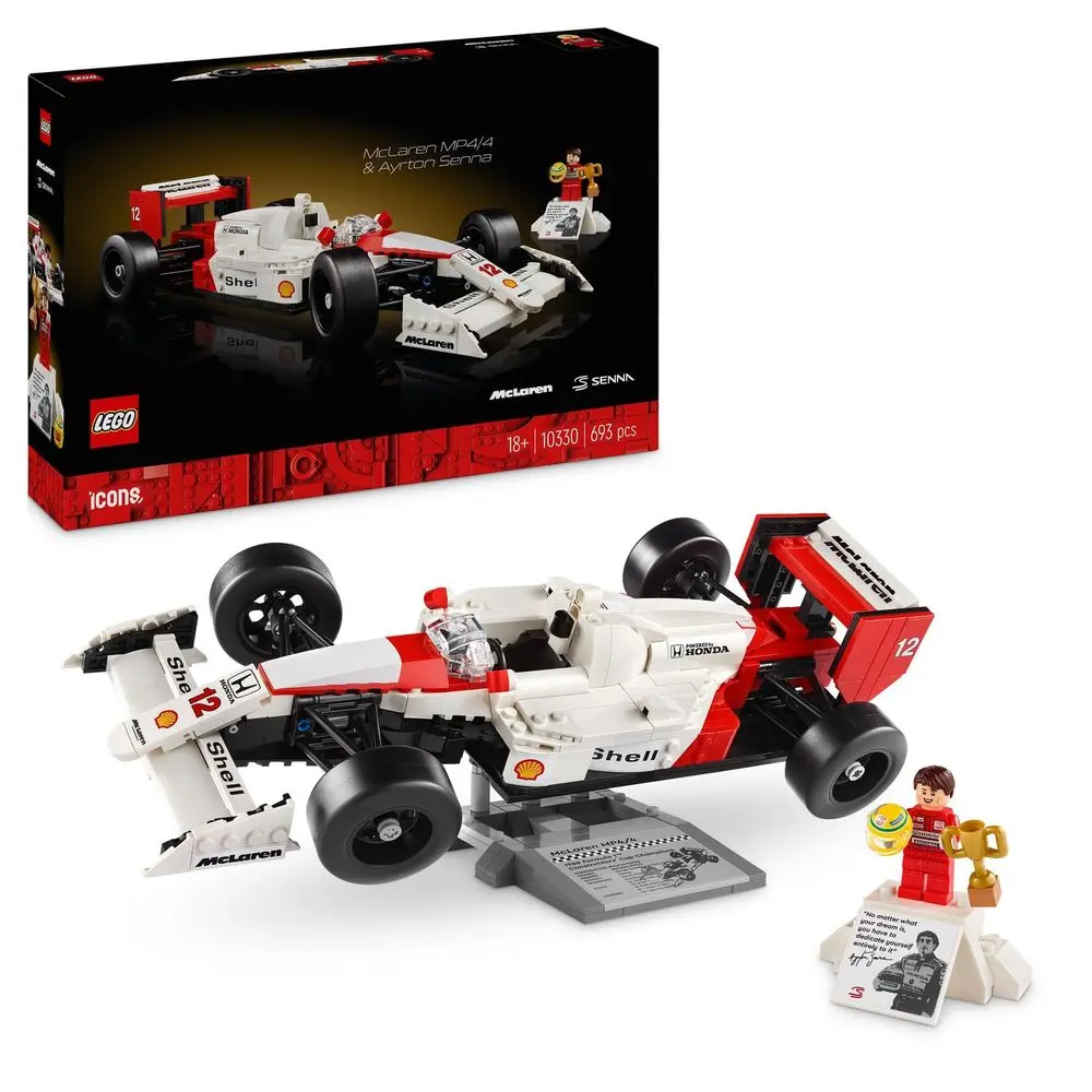 Lego® icons 10330 mclaren mp4/4 a ayrton senna