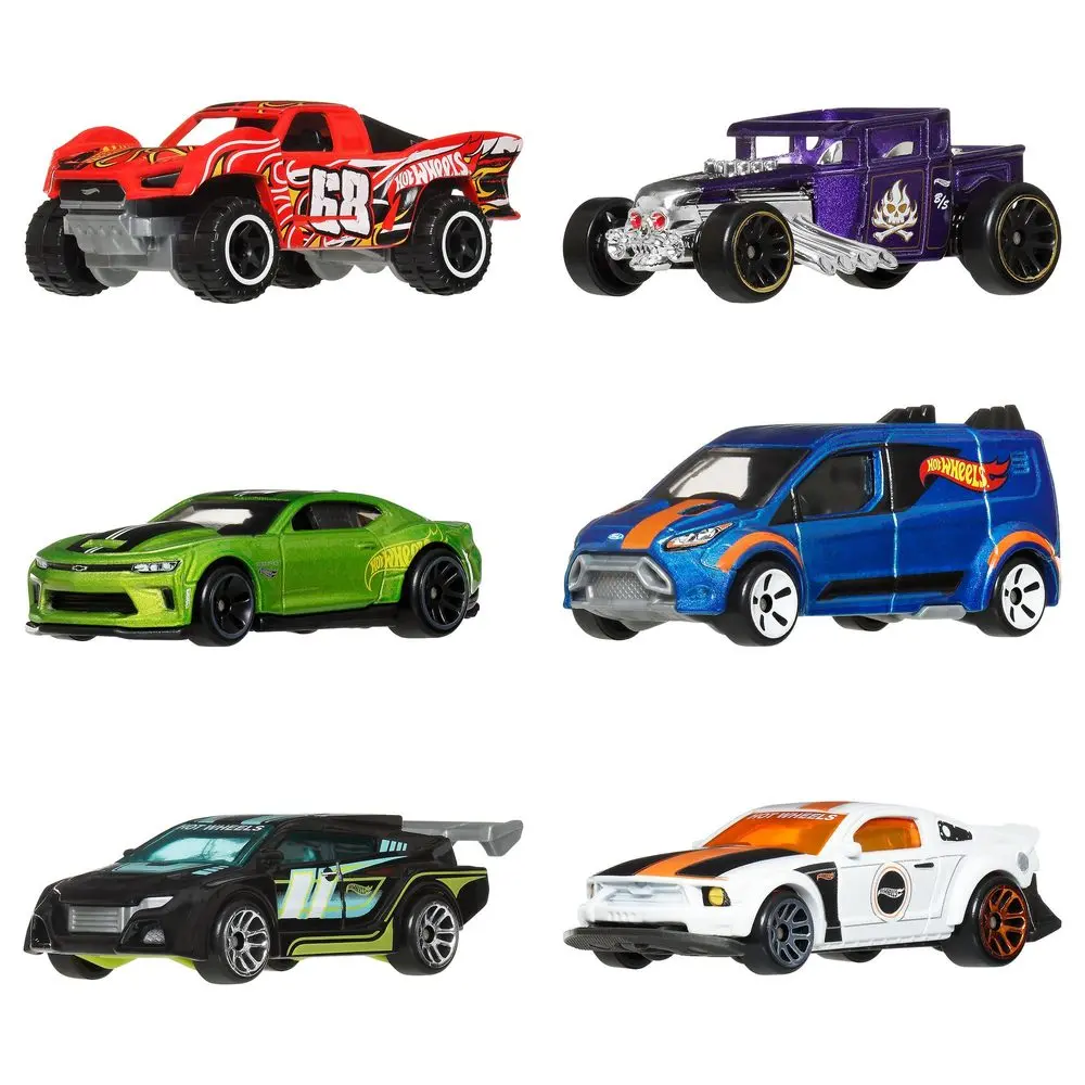 Mattel hot wheels® silver series legends kolekce 6 angličáků, jlb24