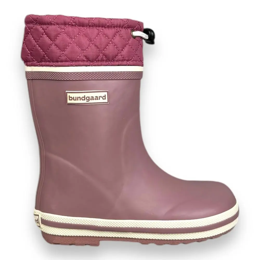 Bundgaard Dětské zateplené holínky Sailor High Warm Dark Rose