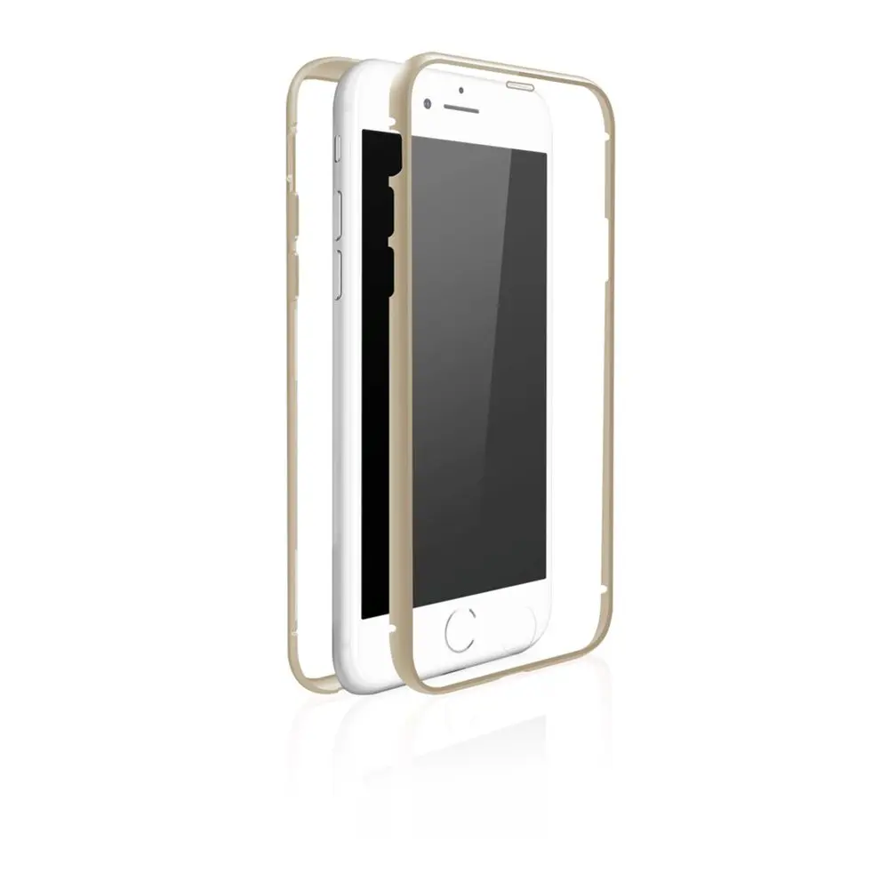 White Diamonds 360° Glass, kryt pro Apple iPhone 7/8/SE 2020/SE 2022, průhledný/zlatý