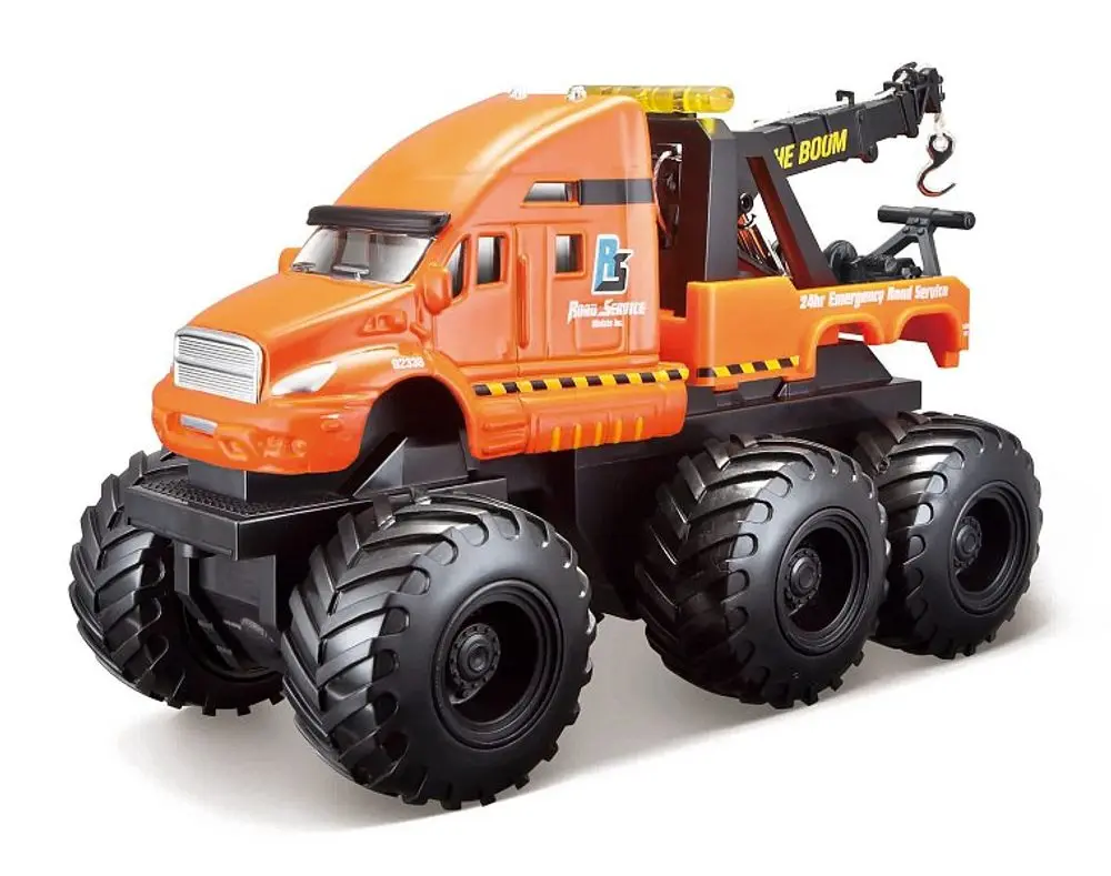 Maisto Builder Zone Quarry monsters užitkové vozy - odtahový vůz