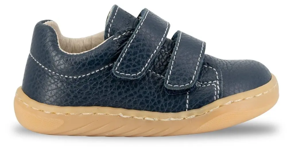 Ciciban Dětská celokožená obuv - BAREFOOT Navy
