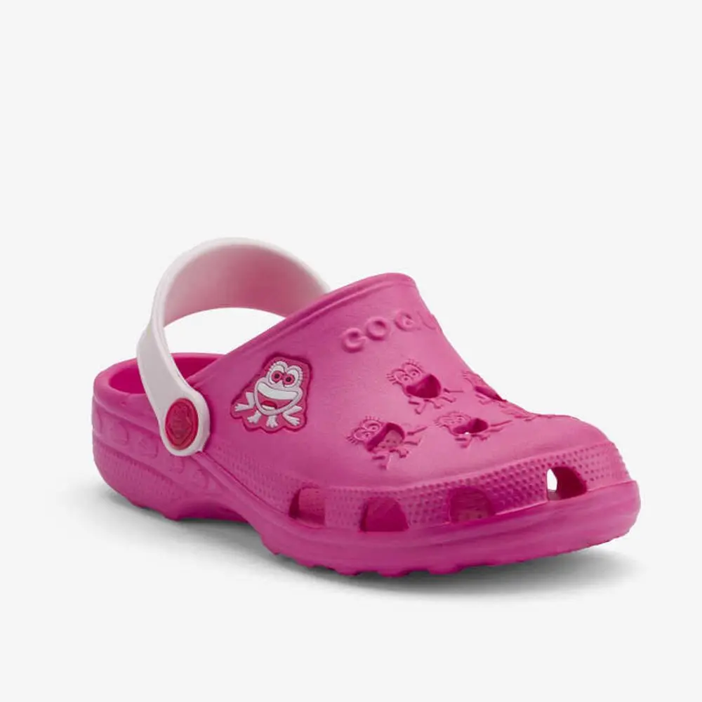 Coqui dětské sandály LITTLE FROG Fuchsia/Pale pink