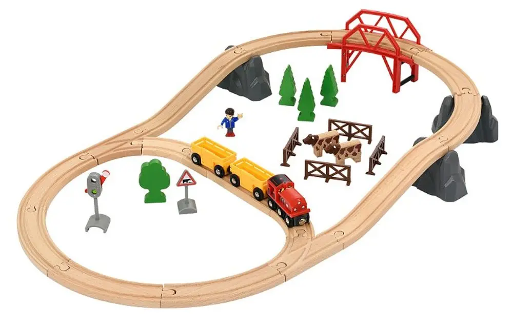 Brio 33909 Vlaková sada s venkovskou krajinou