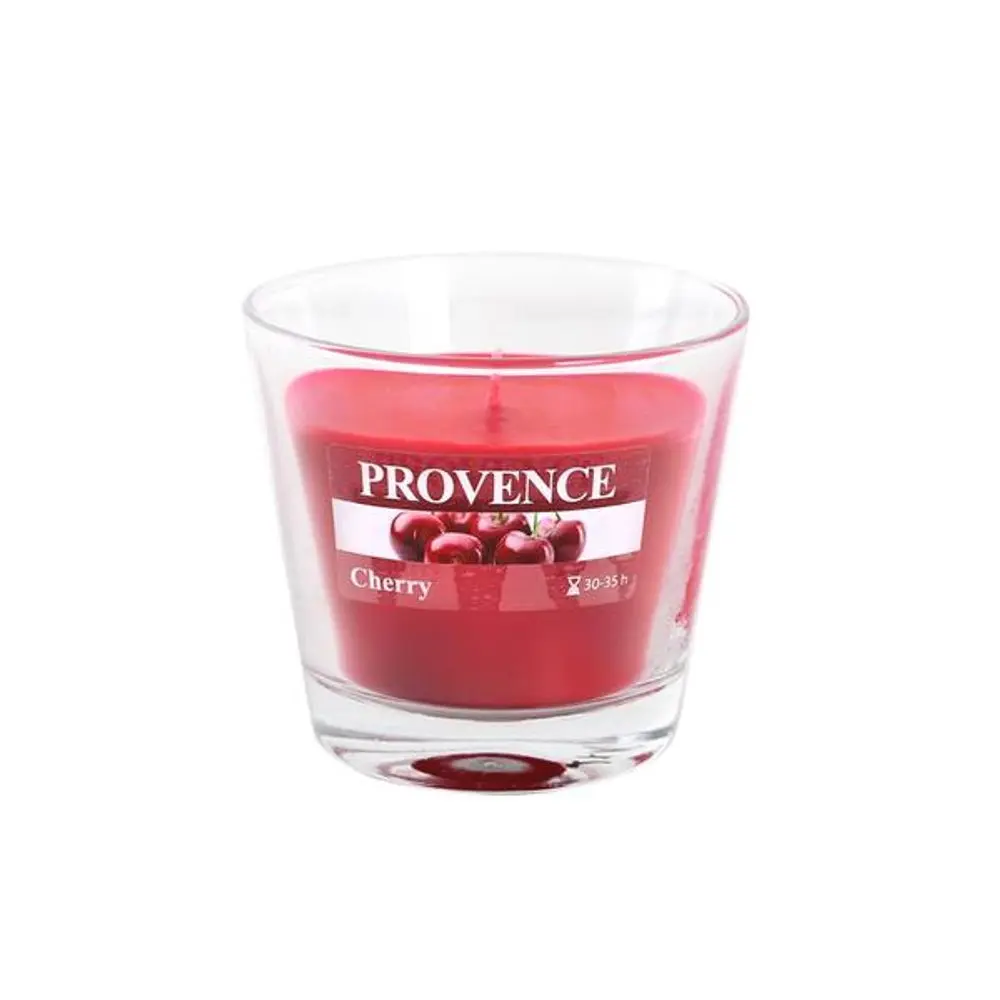 Provence SVÍČKA VE SKLE 140G, TŘEŠEŇ