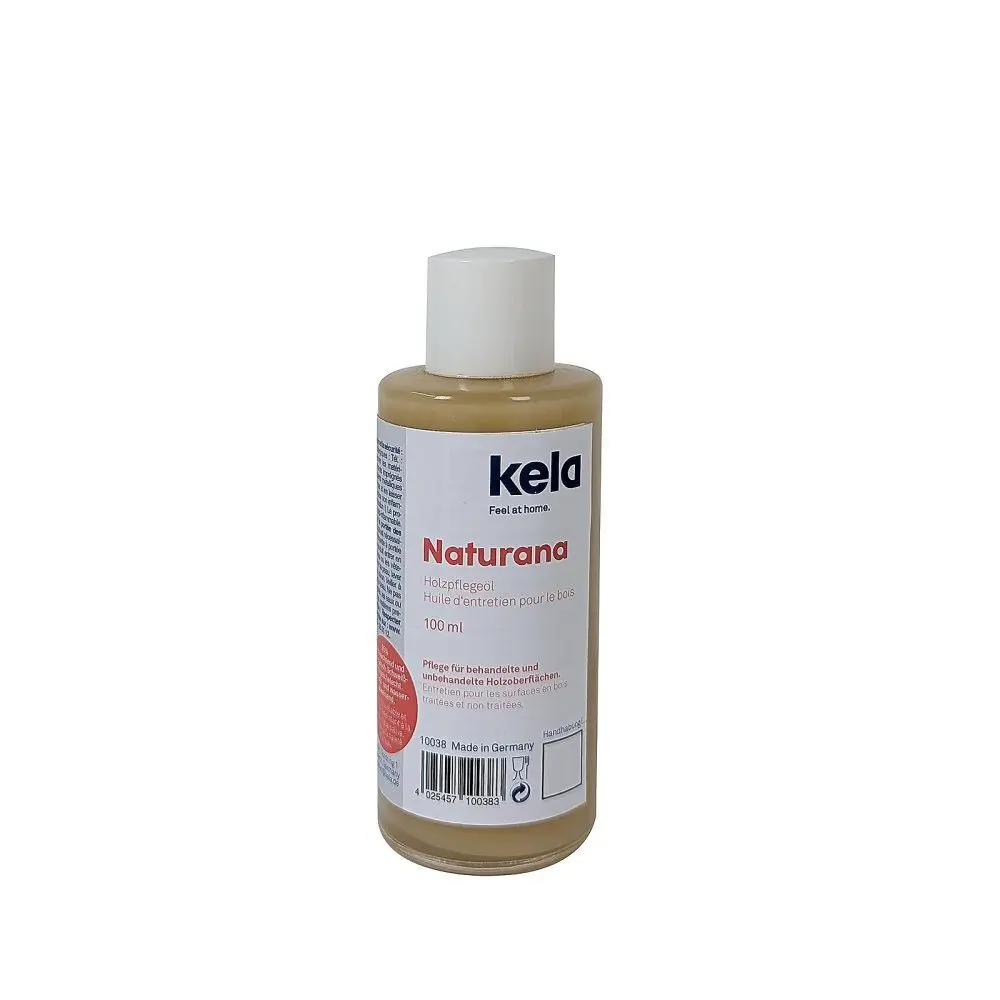 KELA Ošetřující olej na dřevo Naturana lněný, 100 ml KL-13000