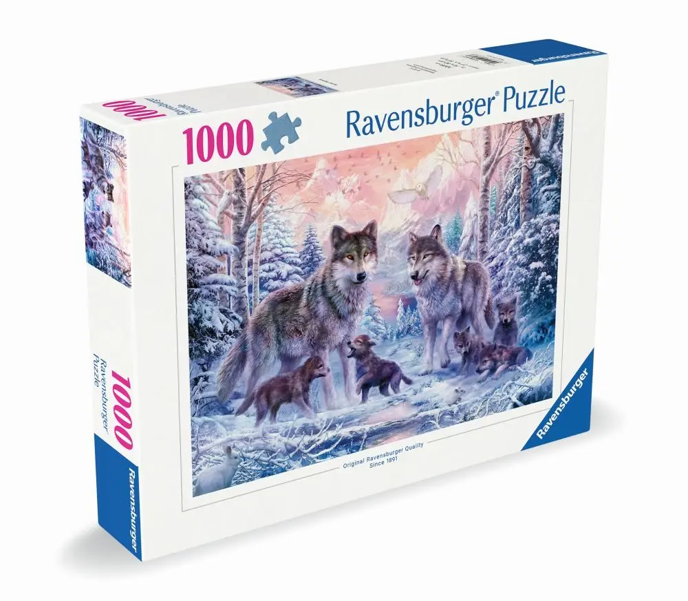 Ravensburger 00647 puzzle arktičtí vlci 1000 dílků
