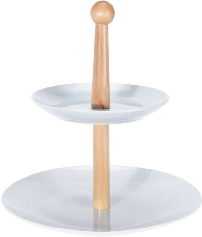 EXCELLENT HOUSEWARE Etažér dvoupatrový porcelánový KO-628900200