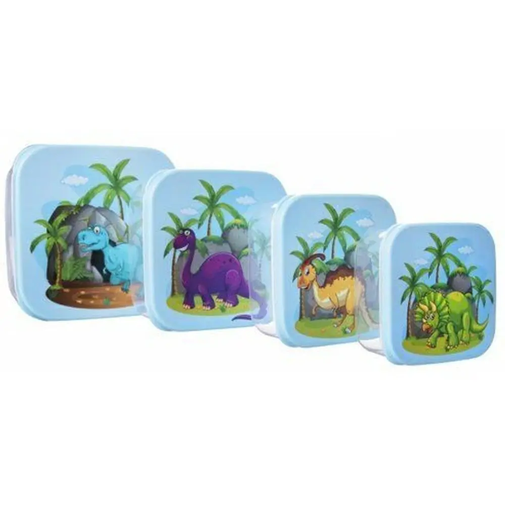 Svačinový box dinosaurus 4 ks