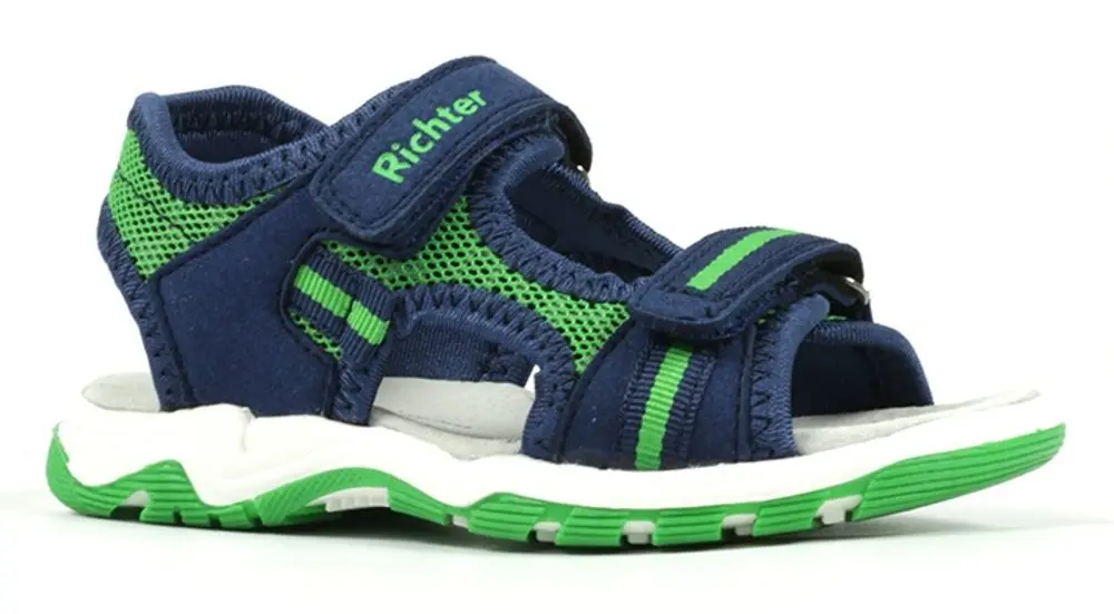Dětské sportovní sandály Richter - nautical/neon green - 30