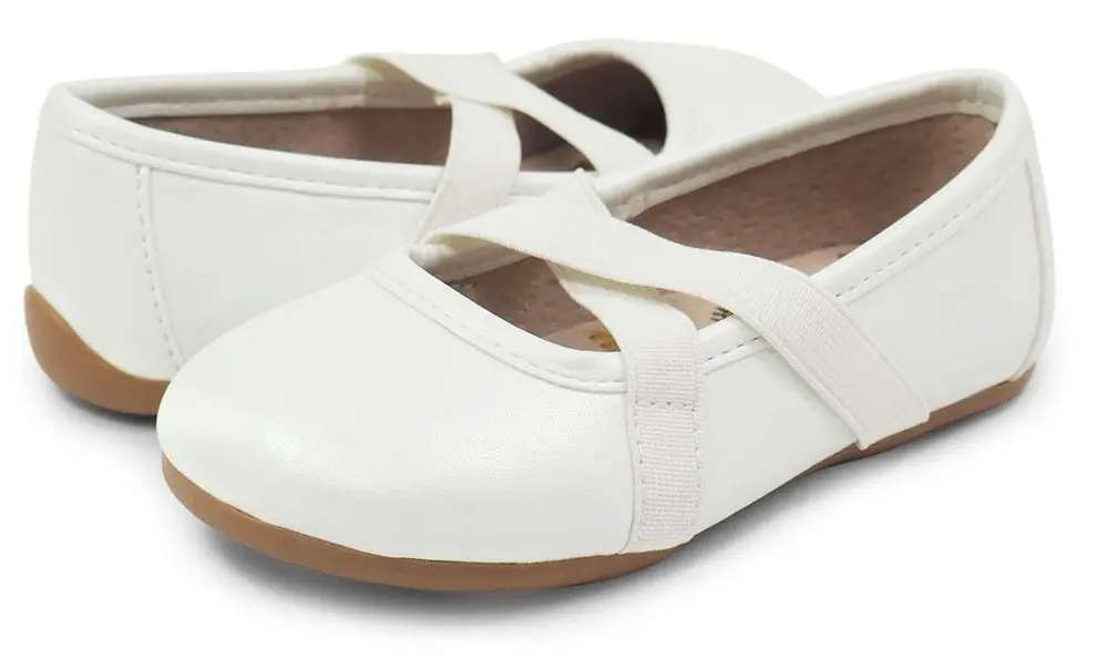 Balerínky Livie & Luca AURORA White Pearl