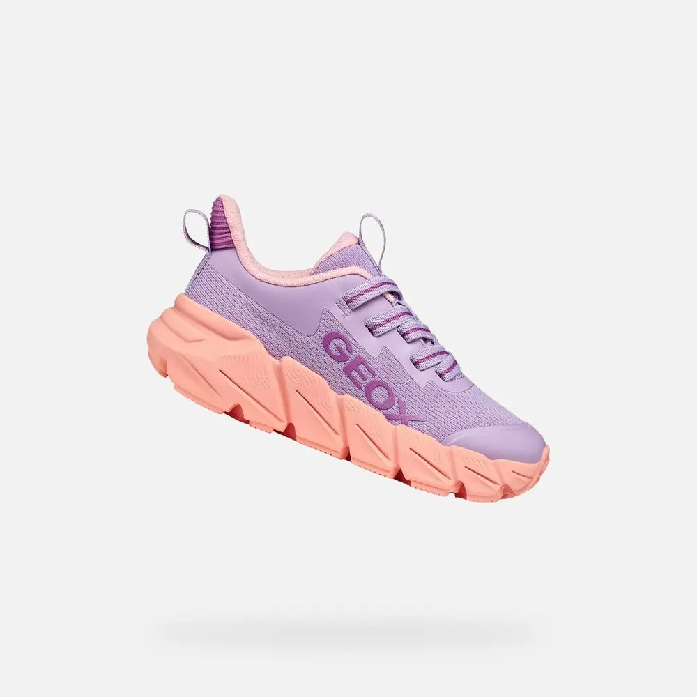 Fialové dívčí tenisky Geox Flexyper Fast - 39