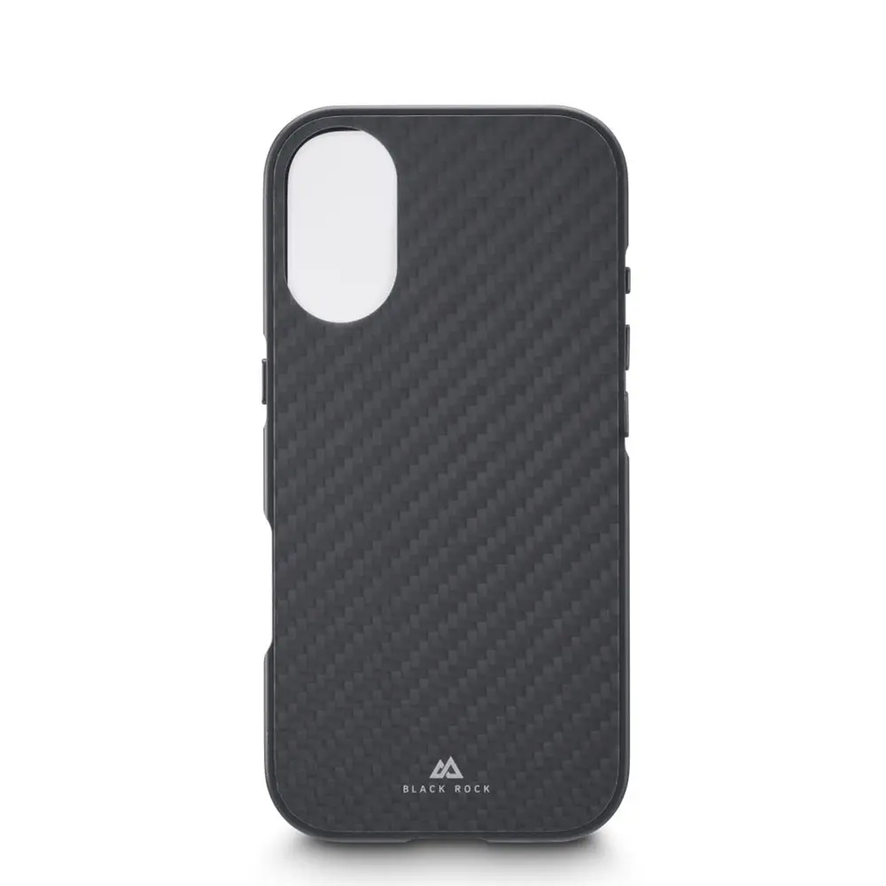 Black Rock 360° Glass, kryt pro Apple iPhone 17, skleněný, přední + zadní díl, karbonová úprava