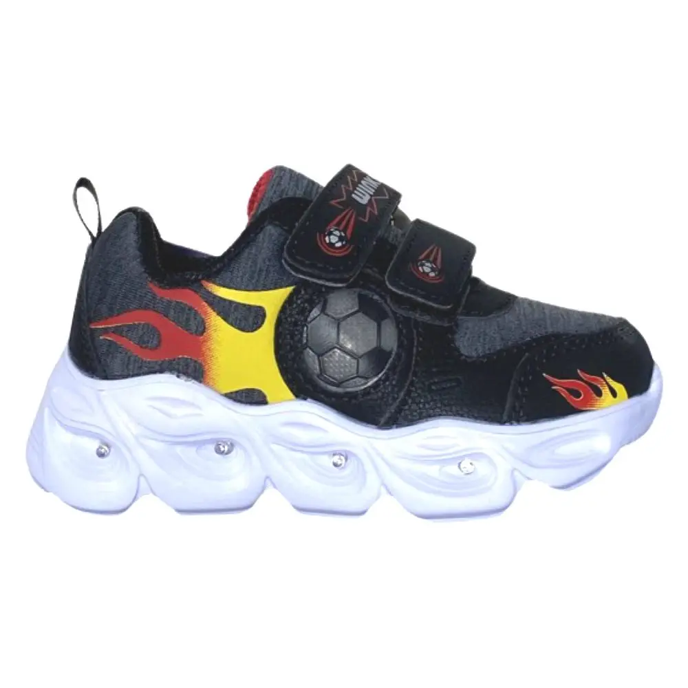 WINKECO, FE21592-1, černé s červeným plamenem