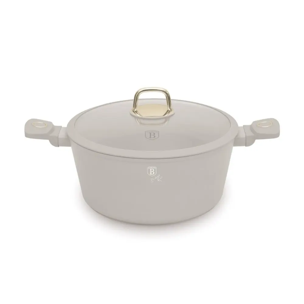 BERLINGERHAUS Kastrol s titanovým povrchem a poklicí 28 cm Sahara Collection BH-8072