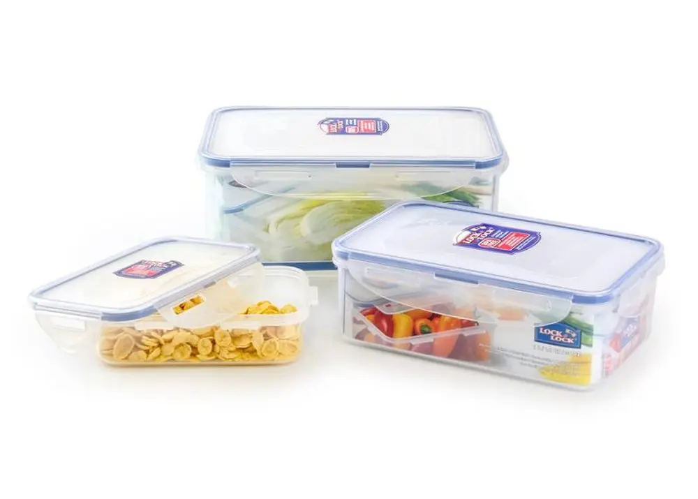 LOCKNLOCK Dóza na potraviny LOCK, set 3 ks, 2,3l/ 1l/ 360ml, plast_hamashop