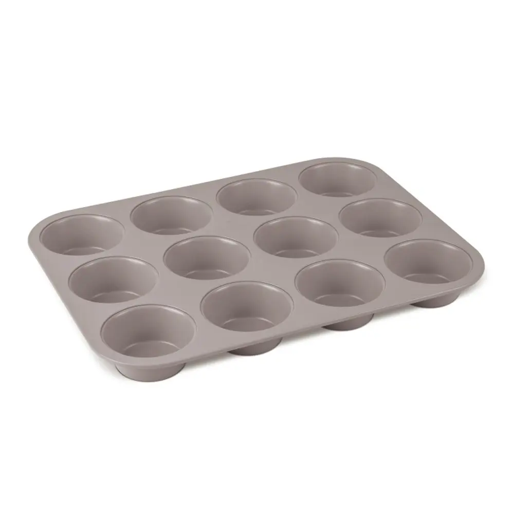BERLINGERHAUS Forma na muffiny s nepřilnavým povrchem 12 ks Taupe Collection BH-7947