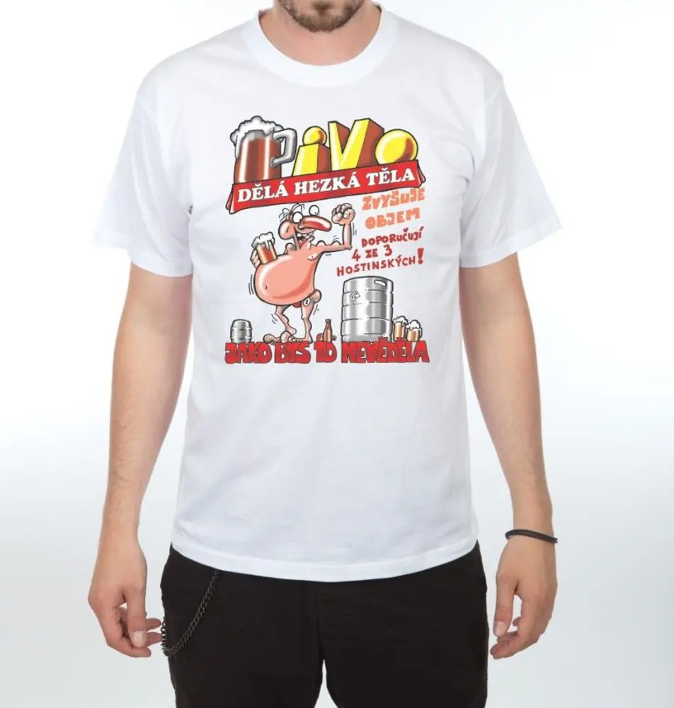 Pivo dělá hezká těla - XXL bílá