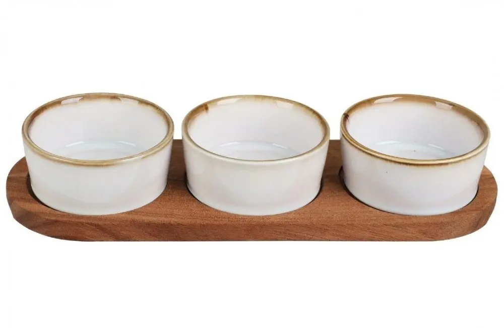 EXCELLENT HOUSEWARE Servírovací misky s podnosem sada 4 ks KO-278000760