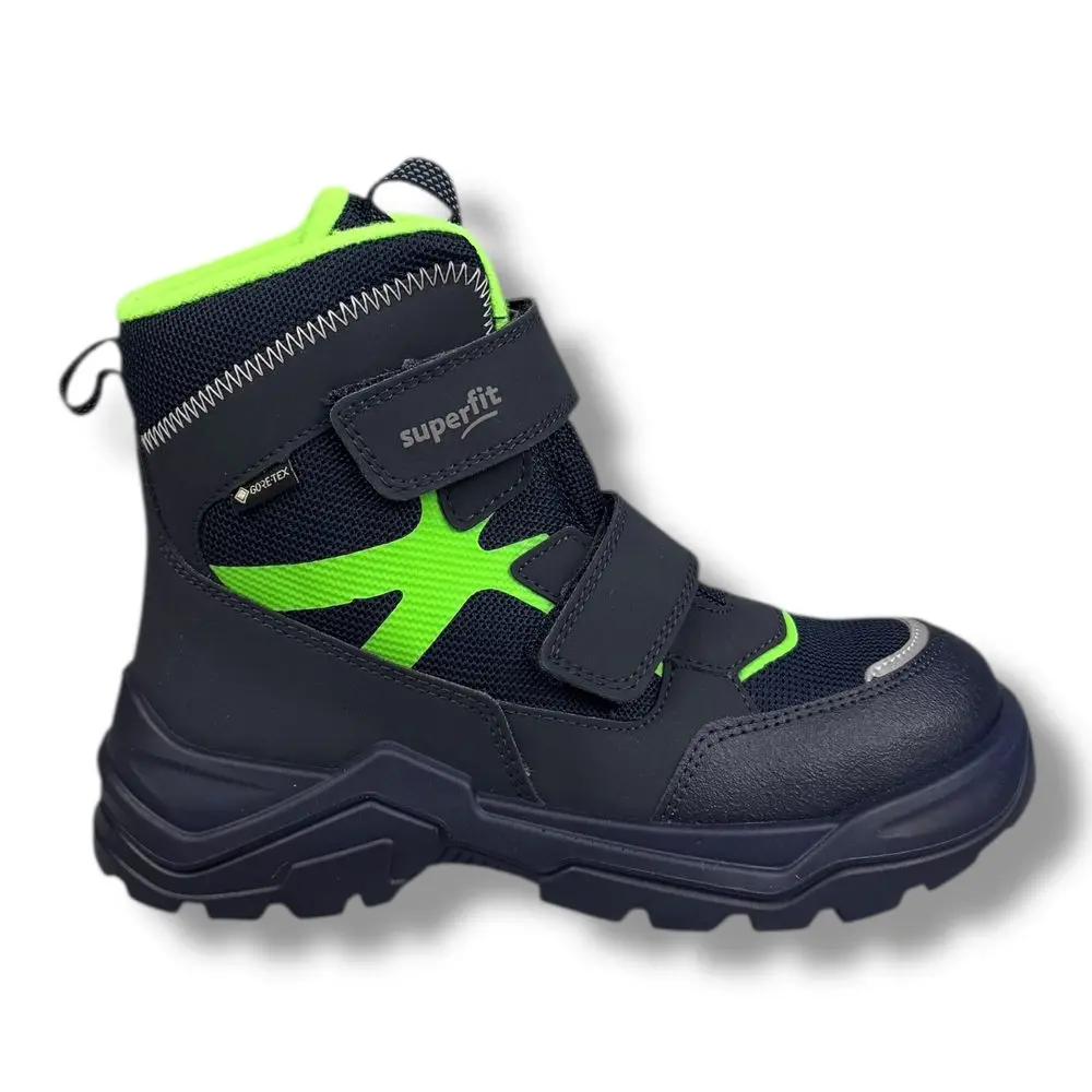 Zimní boty Superfit 1-002022-8010 Snow Max BLAU/HELLGRÜN - 33