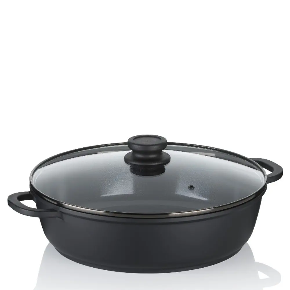 KELA Hluboká pánev s poklicí a keramickým povrchem 32 cm ATURA KL-15167