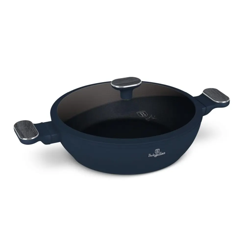 BERLINGERHAUS Pánev s poklicí a titanovým povrchem 28 cm Deep Sea Collection BH-8375