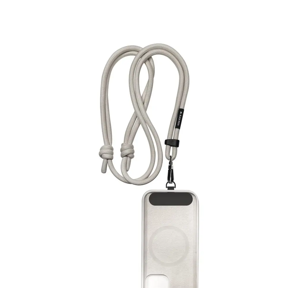 Black Rock Universal Lanyard, šňůrka na mobil, s karabinkou, 30-60 cm, barva Old White