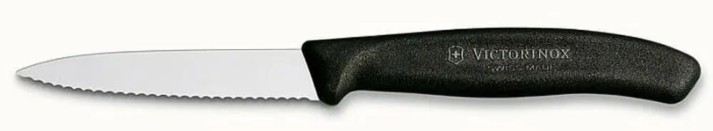 nůž 8cm kuch.VLNKA, ČERNÝ, VICTORINOX