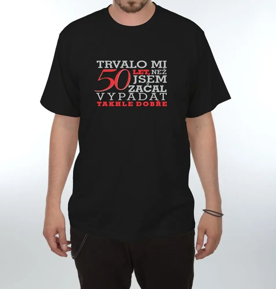 Tričko - Trvalo mi 50 let - 3XL  černá