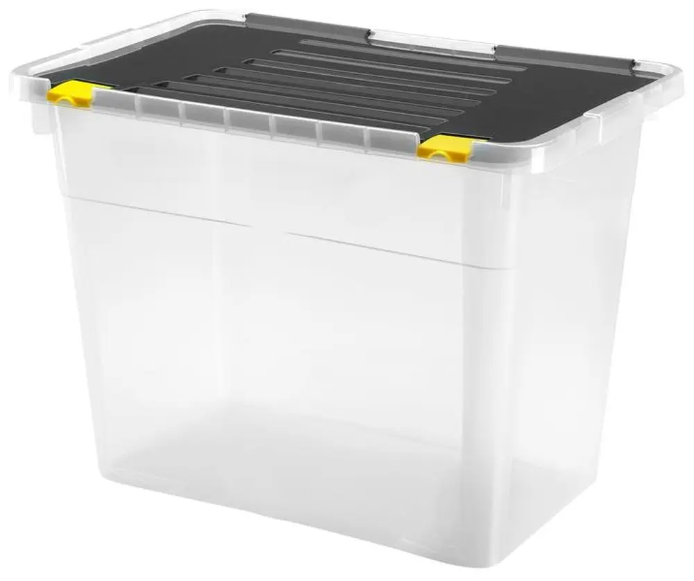 heidrun BOX ÚLOŽNÝ S VÍKEM 100L, PLAST, 78X38,5X47,5 CM