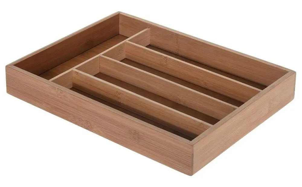 EH Excellent Houseware Kuchyňské nádoba na příbory, kuchyňské doplňky hnědý 784230230