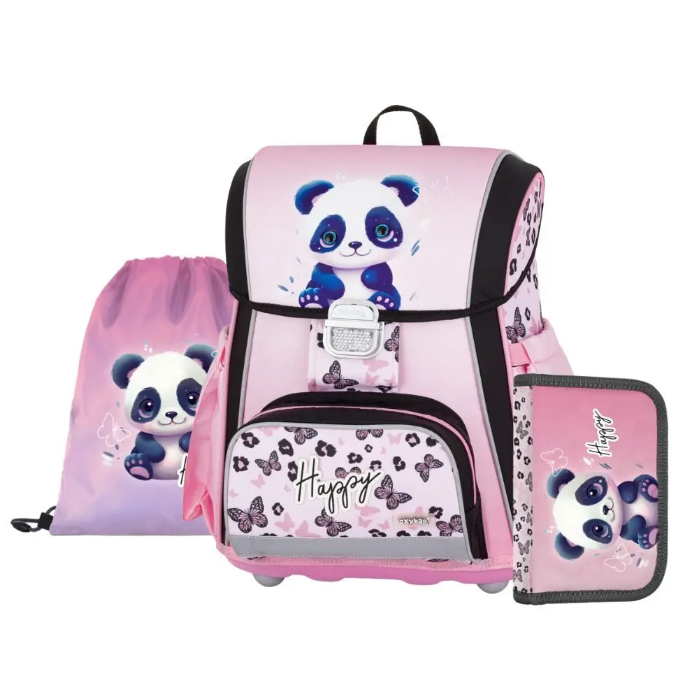 Školní batohový set 3dílný KARTON P+P PREMIUM Panda