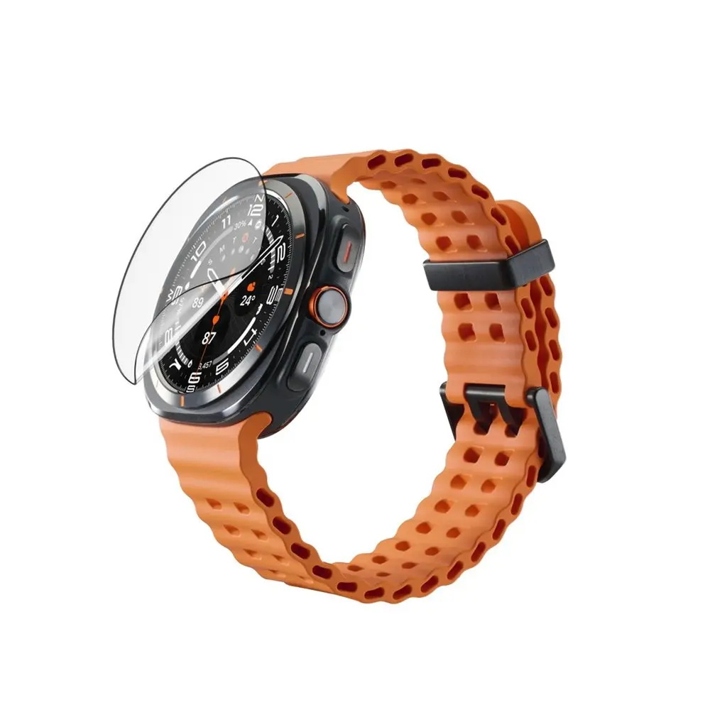 Hama Super Hybrid, ochrana displeje pro Samsung Galaxy Watch Ultra, 47 mm, nerozbitná