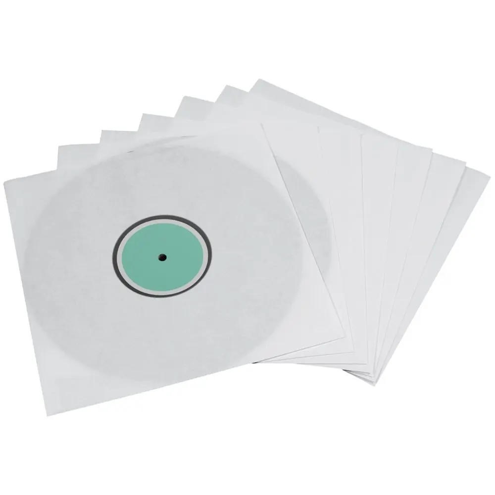 Hama vnitřní ochranné obaly na gramofonové desky (vinyl/LP), bílé, 10 ks