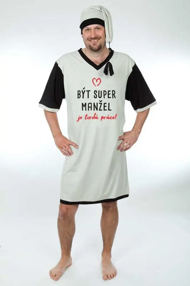 Noční košile - Být super manžel - Gentleman - M