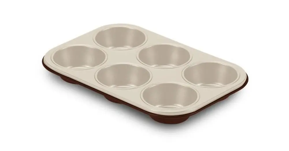 forma MUFFINY 6ks, CHOCO, d7cm, 27x18,5, nepřil.plech