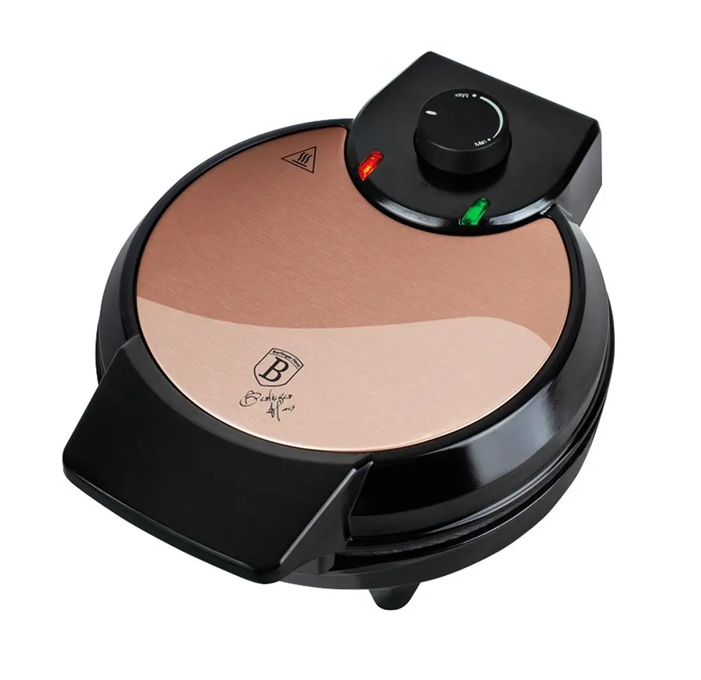 BERLINGERHAUS Vaflovač na 5 vaflí ve tvaru květu Rosegold Metallic Line BH-9450