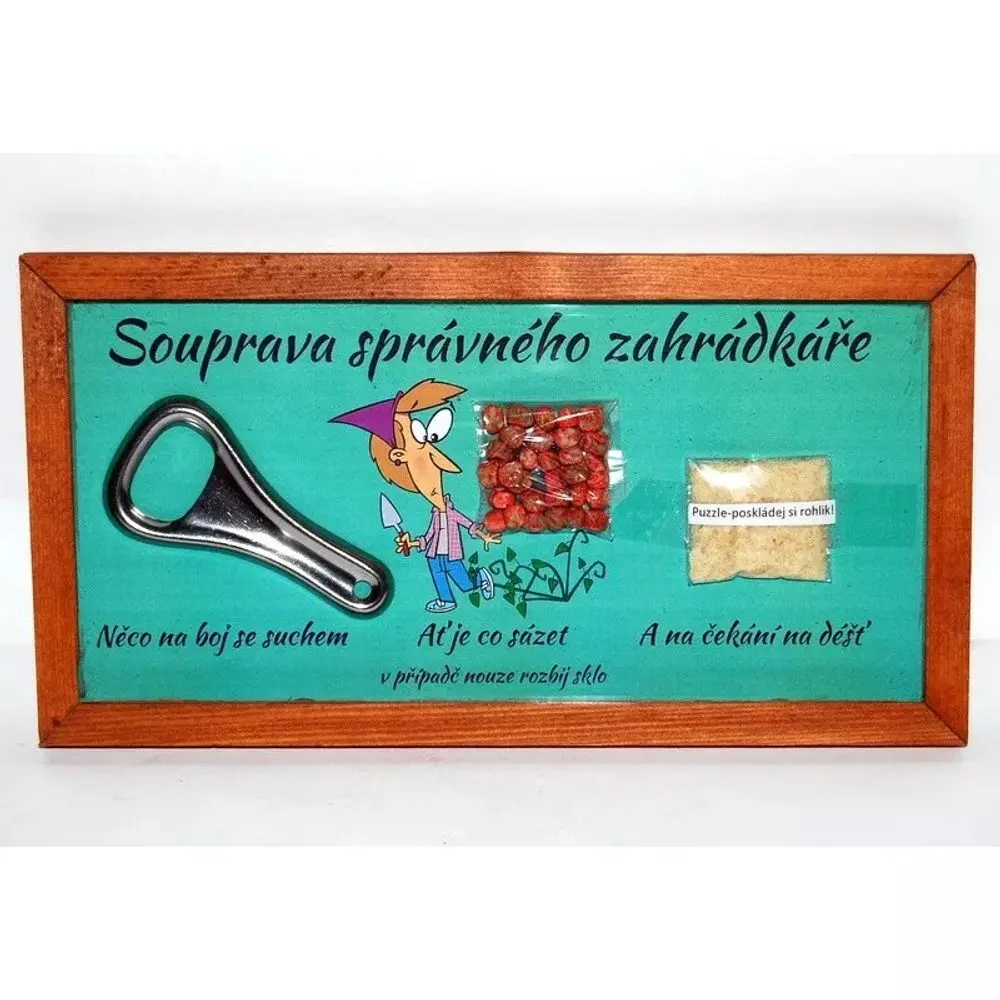 Souprava správného zahrádkáře - Rámeček rozbij sklo
