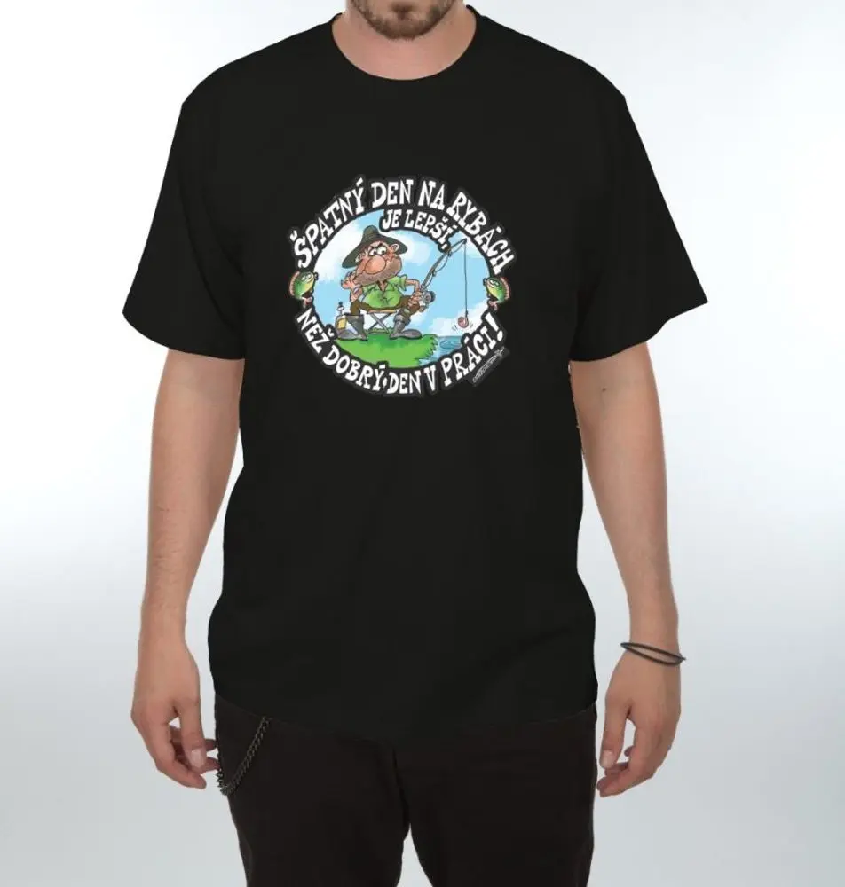 Špatný den na rybách - XXXL černá