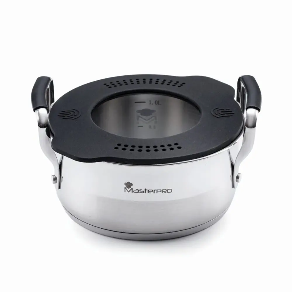 MASTERPRO Hrnec s víkem SMART 16 cm nerez BGEU-3777