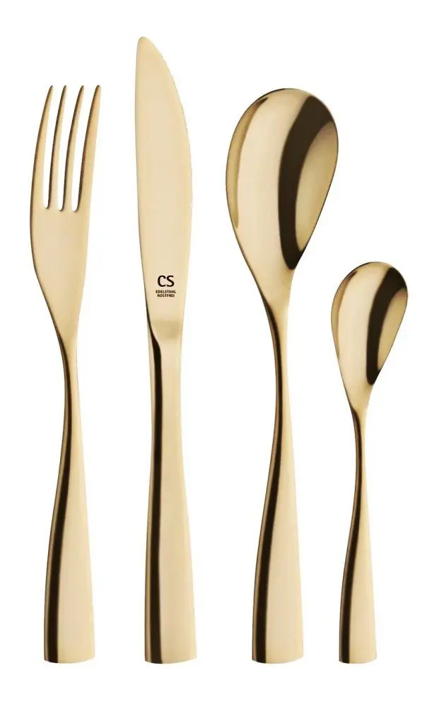 CS SOLINGEN Sada příborů nerez 24 ks BOCHOLT GOLD CS-080167